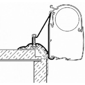 Omnistor Awning Installation Kit Mobilvetta Nazca - 4x Omnistor 50600601